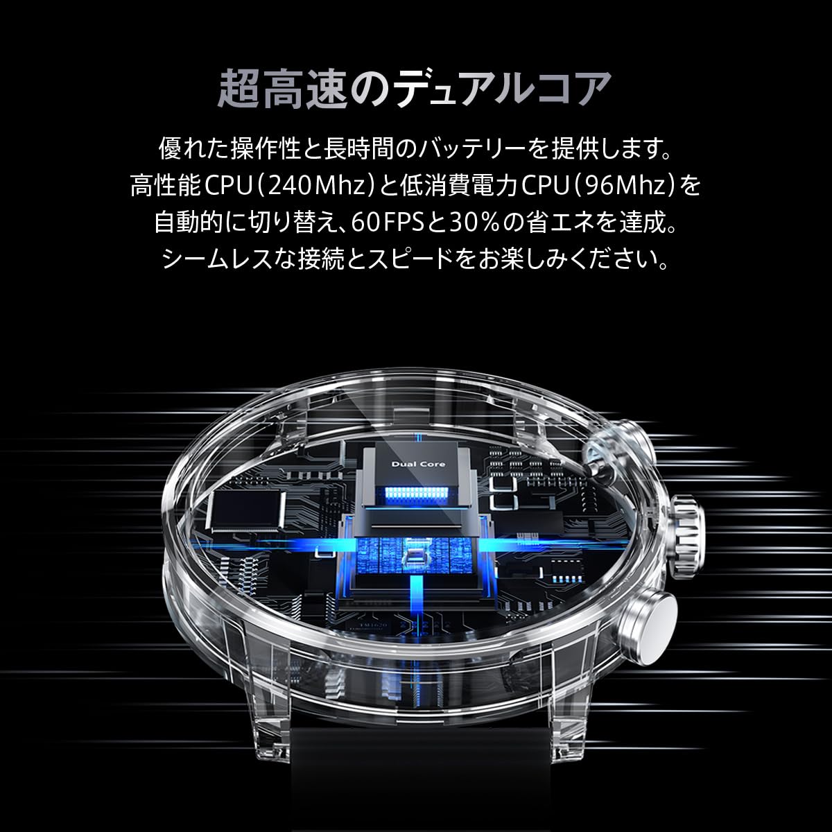 Amazon | Kieslect Kr2 スマートウォッチ 7日間ロングバッテリー